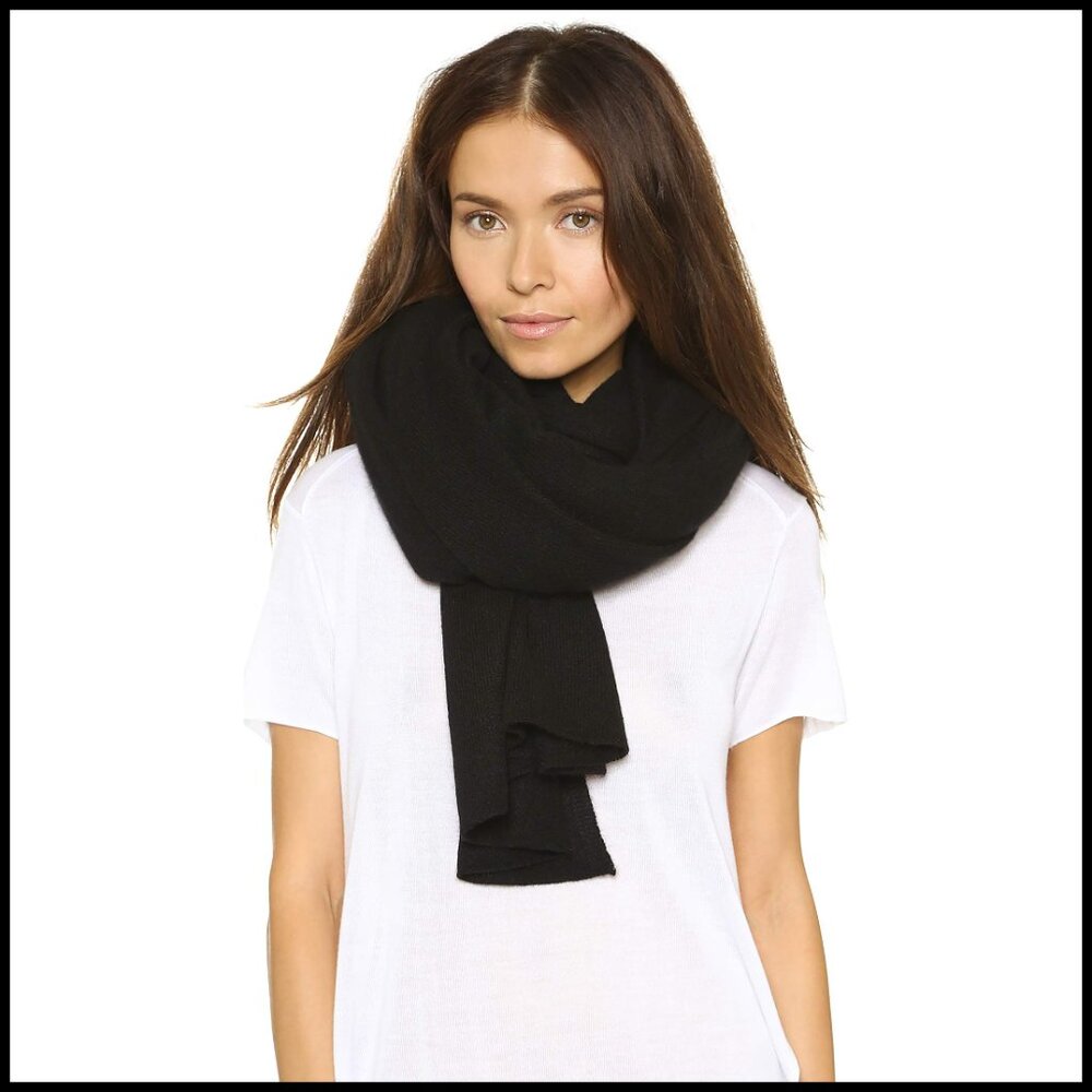 Cashmere Travel Wrap Scarf Elegant Minimal Chic Cozy Oversized Winter